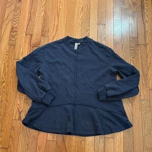 Sweaty Betty Dark Blue Crew Neck Sweatshirt